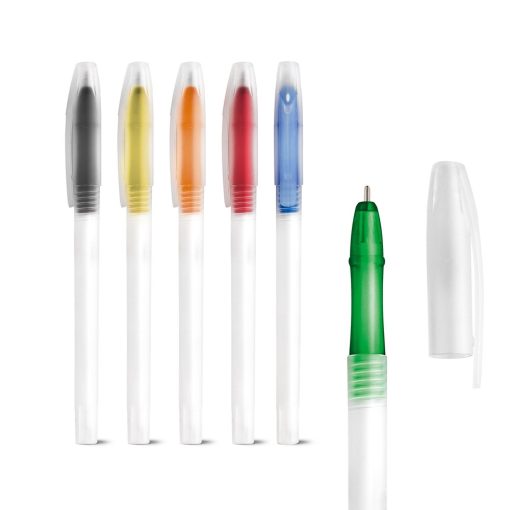 Stylo publicitaire LUCY personnalisé avec pointe colorée