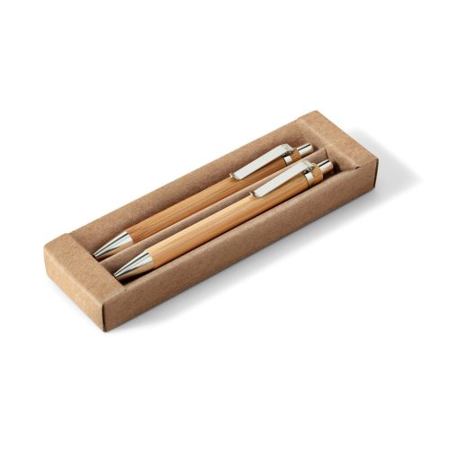 Set Stylo et Porte-mine en Bambou Personnalisé | GREENY