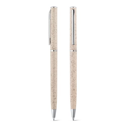 Stylo Personnalisé en Paille de Blé DEVIN | Éco-responsable
