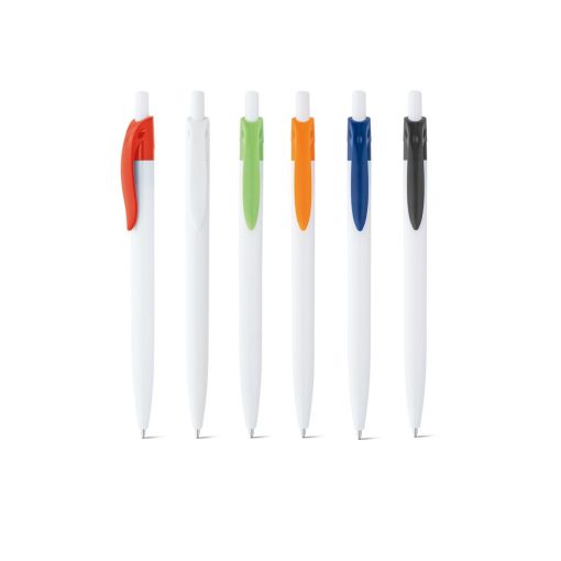 Stylo publicitaire MARS personnalisé avec clip coloré