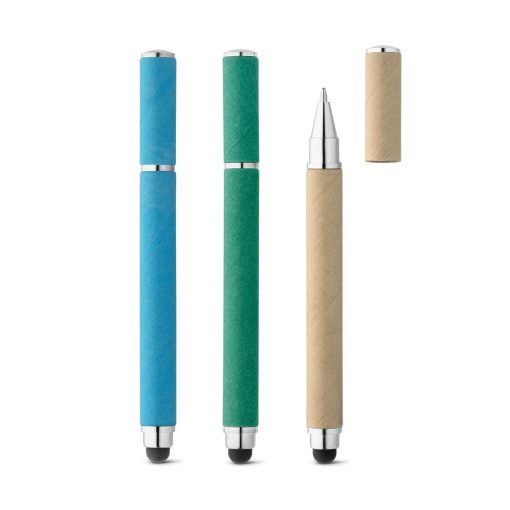 Stylo Kraft Personnalisé avec Pointe Tactile | Papyrus
