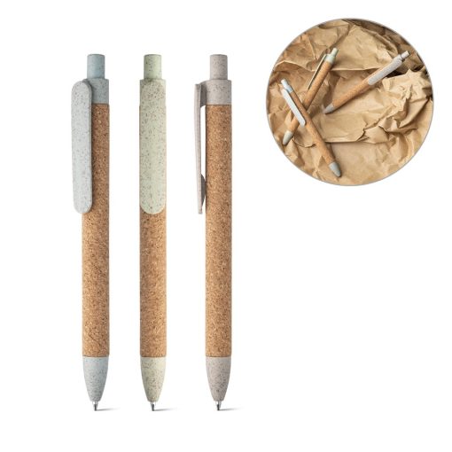 Stylo Goya en Liège et Paille de Blé Personnalisé