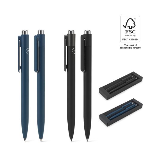 Set Stylos Kylie Personnalisé | Aluminium Recyclé Éco-conçu