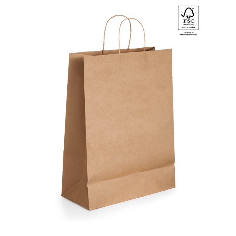 Sac en Papier Kraft Personnalisé LEIA | Éco-responsable