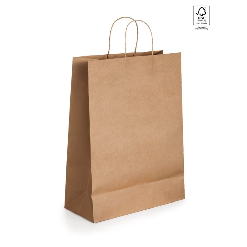Sac en papier kraft personnalisé ELLEN | Goodies éco-responsable