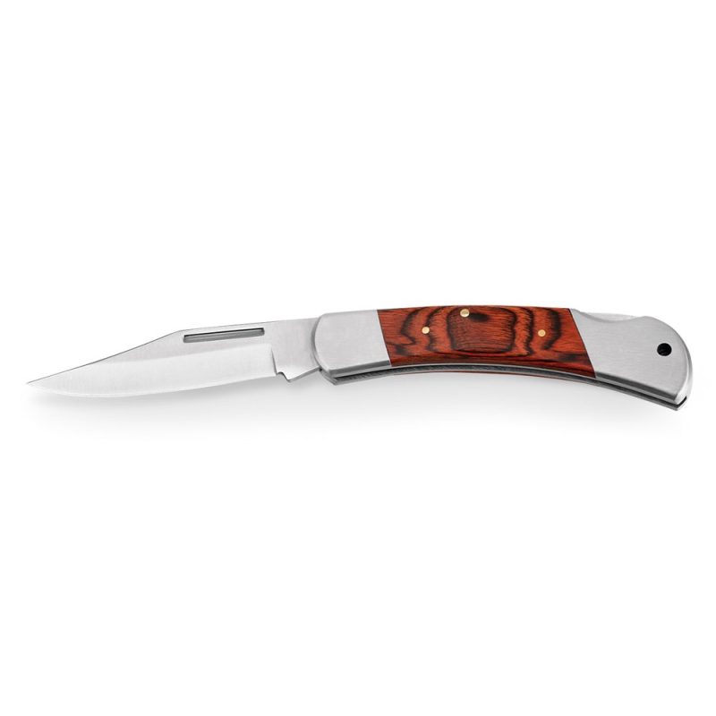Canif FALCON II en bois personnalisé | Goodies Premium