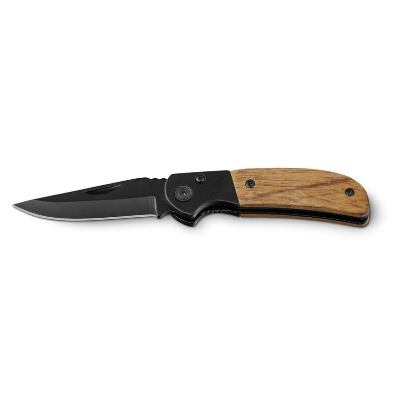 Canif SPLIT en bois et acier | Couteau personnalisé