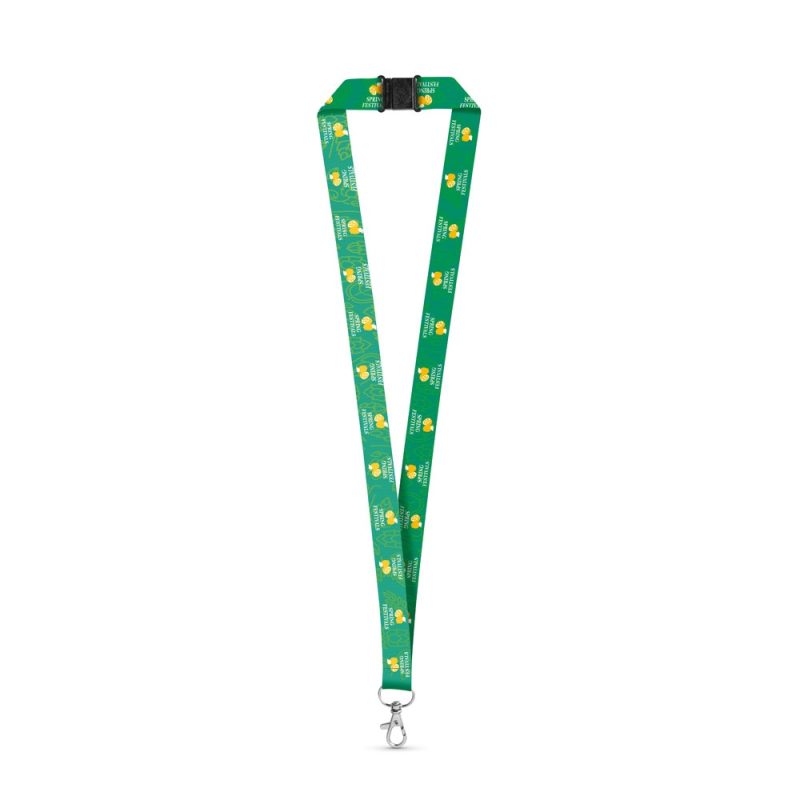 Tour de cou personnalisé en rPET | Goodies éco-responsable