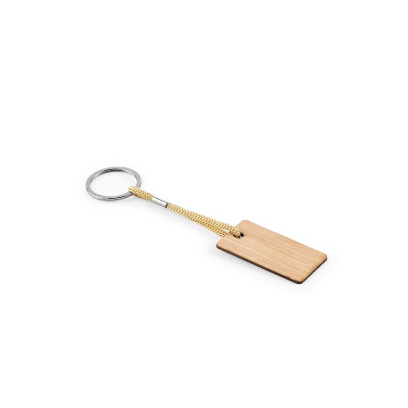 Porte-clés en bambou personnalisé HOPPS | Goodies Éco