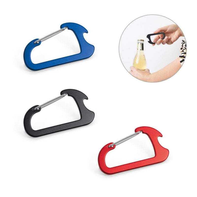 Mousqueton Décapsuleur Personnalisé en Aluminium | CLOSE
