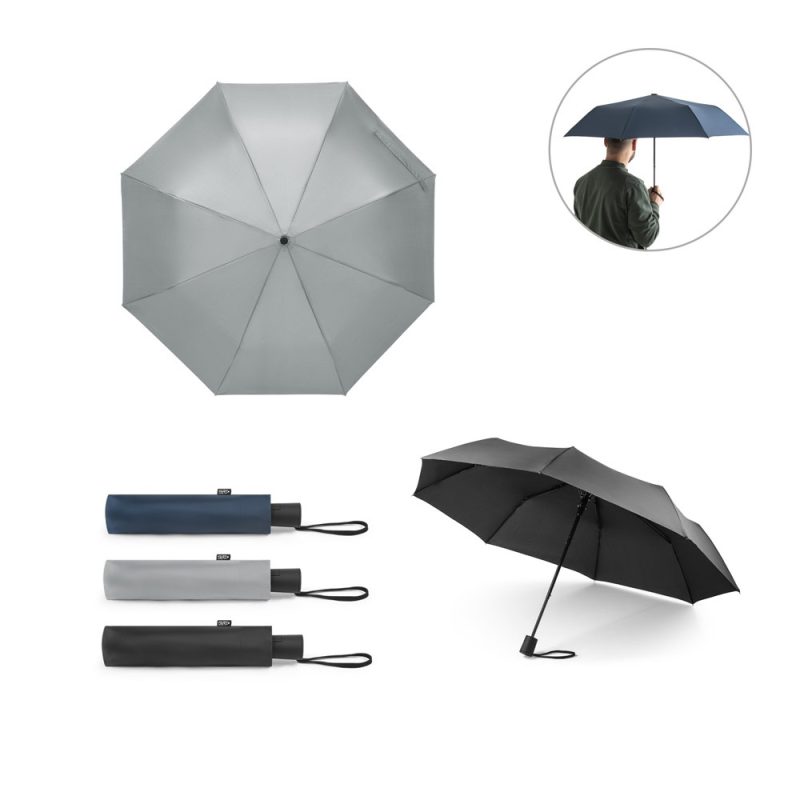 Parapluie Pliable Personnalisé en Polyester Recyclé CIMONE