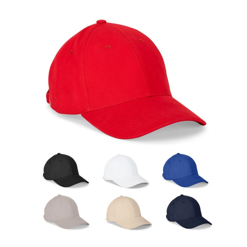 Casquette 6 panneaux NATHAN personnalisable | Objet Publicitaire