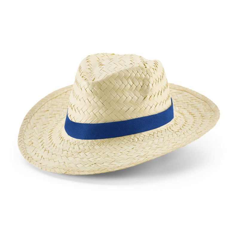 Chapeau de paille naturel EDWARD personnalisé | Goodies