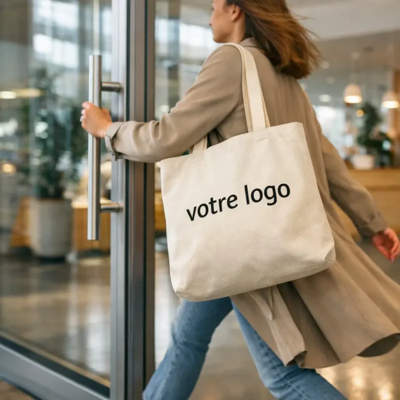 Tote bag avec du texte